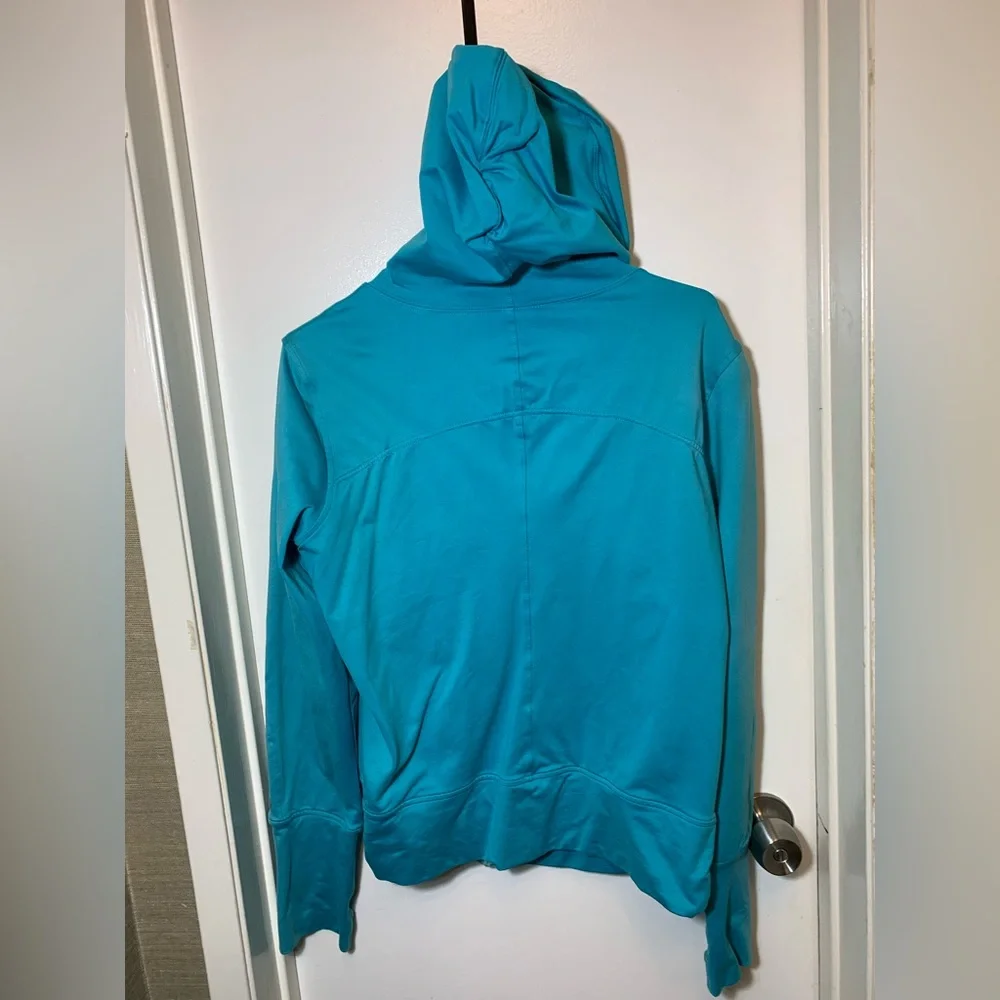 π ALO Yoga Blue Zip-Up Hoodie β Size M β Comfiest Thing You'll Ever Own! π - Picture 16 of 16